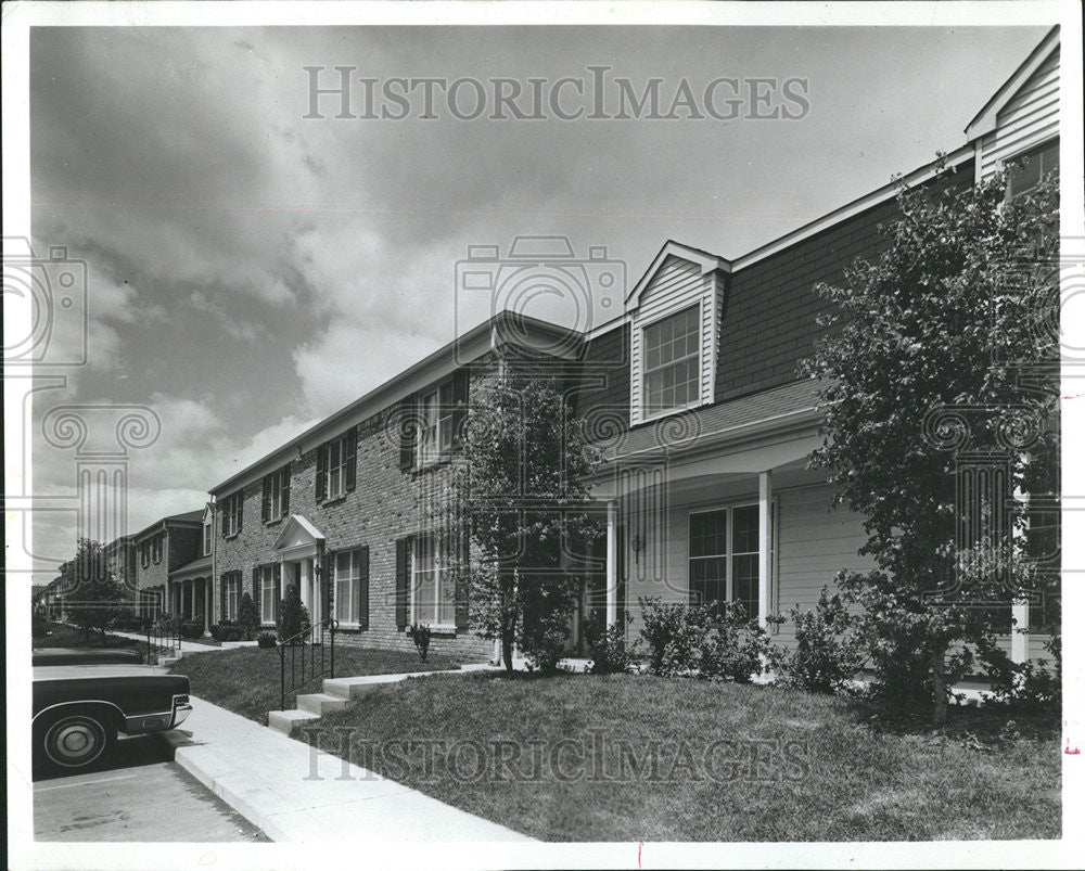 1972 Press Photo Augusta Village Hilldale Country Club Colonial Three Bedroom - Historic Images