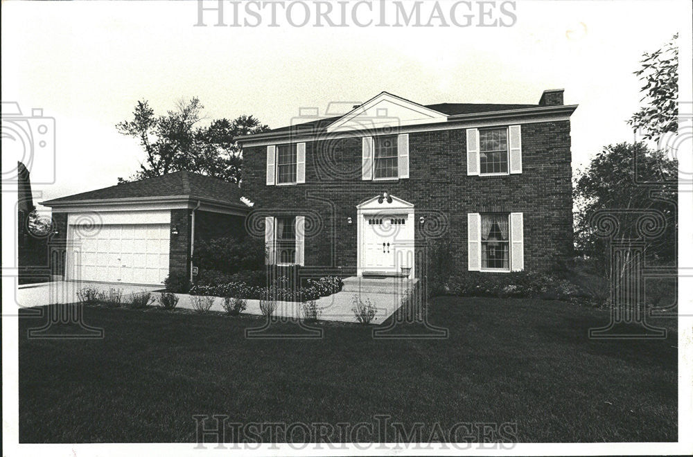 1978 Press Photo Amberwood House Home Fox  Valley Villages - Historic Images