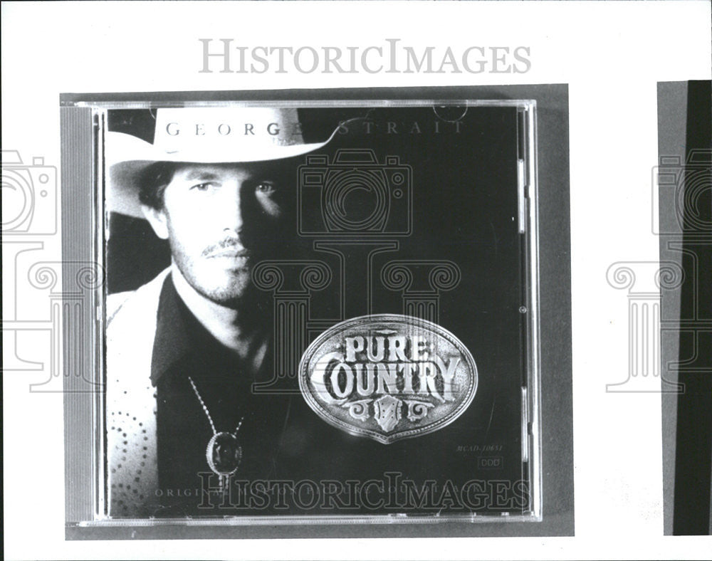 1992 Press Photo George Strait American Country Music Singer Musician - Historic Images