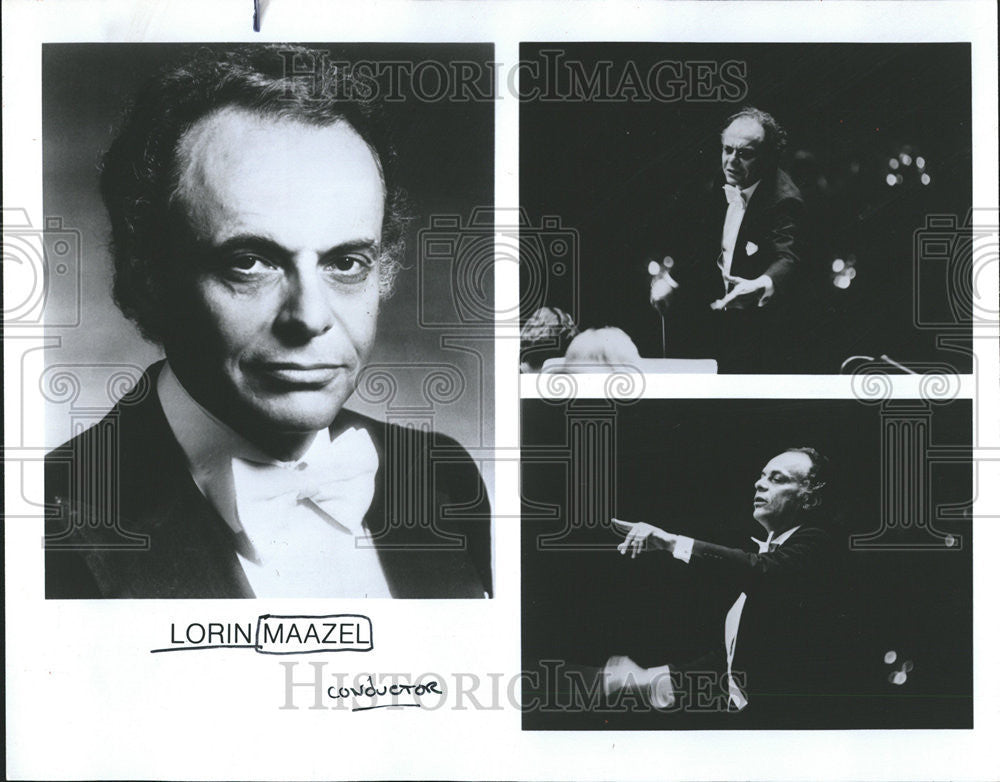 1988 Press Photo Lorin Maazel American Conductor &amp; Musician - Historic Images