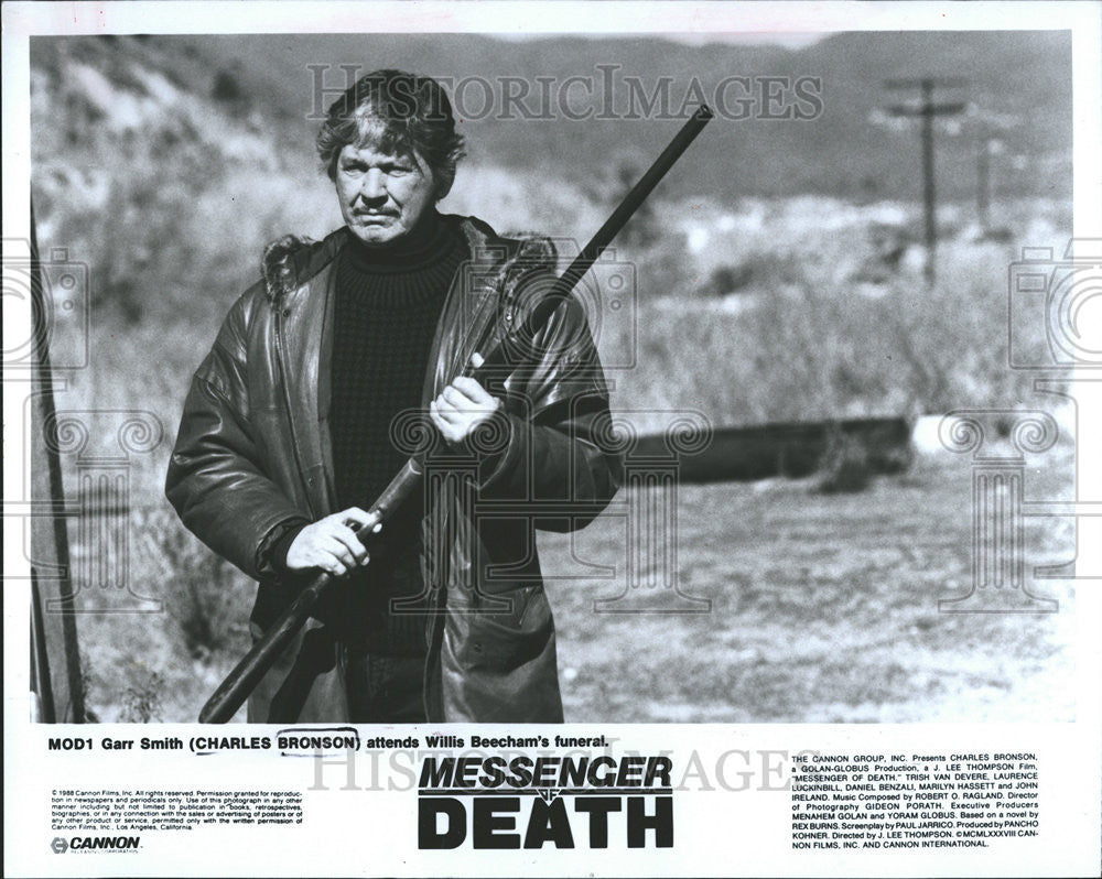 1988 Press Photo Charles Bronson American Film Actor - Historic Images