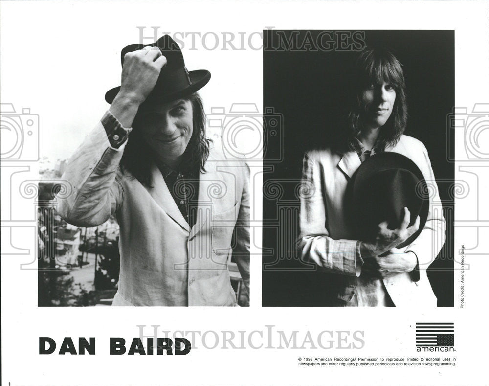 1996 Press Photo Dan Baird Georgia Satellites member country rock band singer - Historic Images