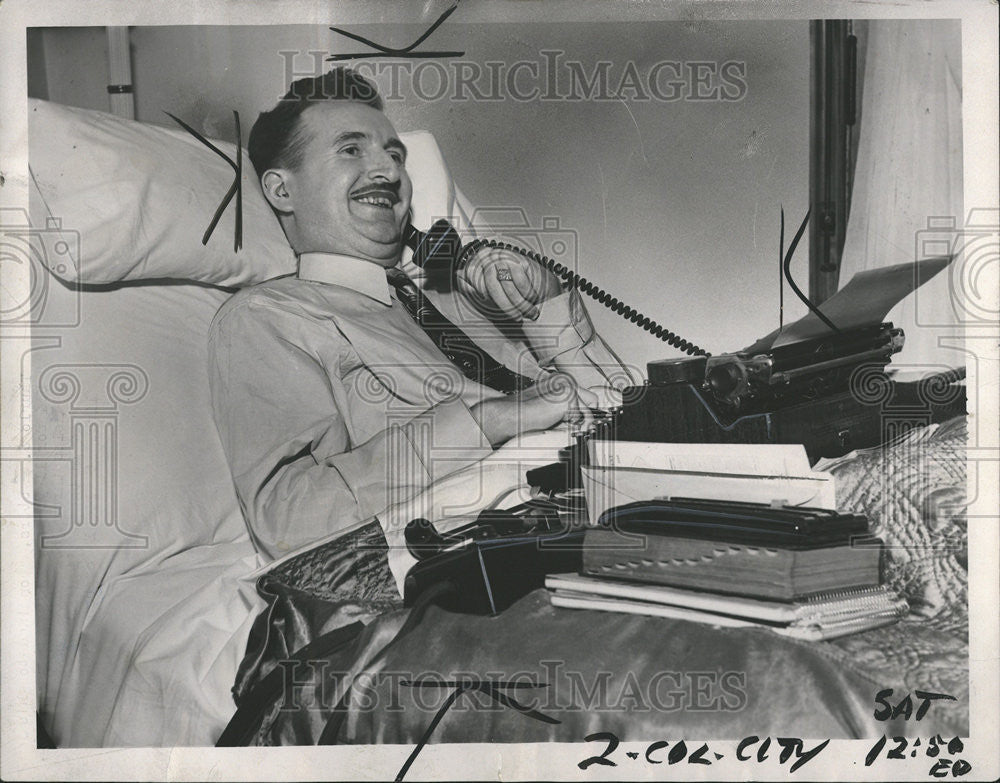 1941 Press Photo Thurlo G. Masters Arthritis Patient - Historic Images