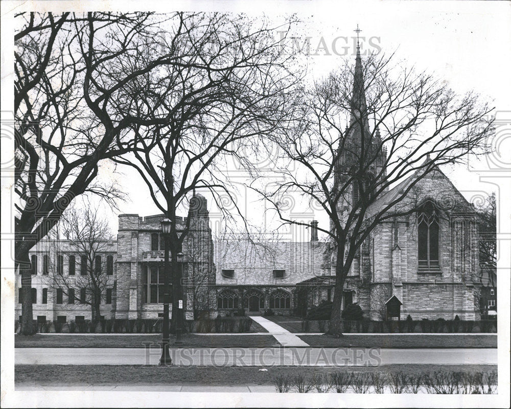 1961 Press Photo ST. JOHN&#39;S EPISCOPAL CHAPEL EVANSTON - Historic Images