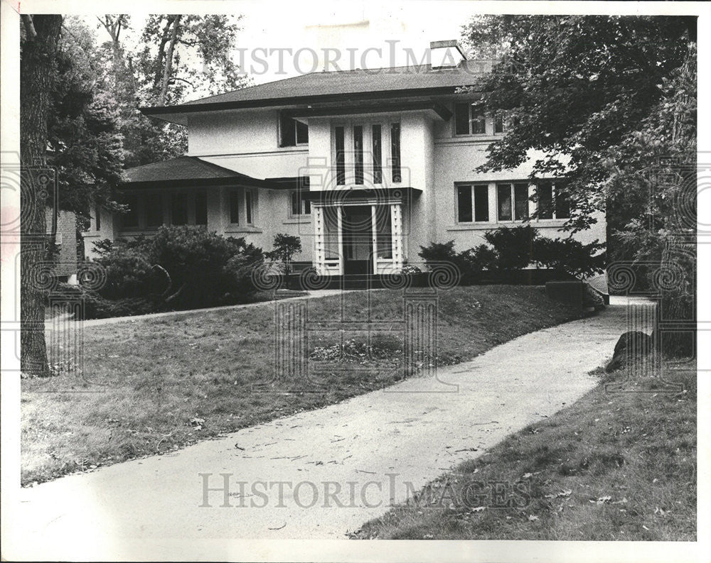 1977 Press Photo Evanston Sheridan hallmark Elegant older homes town Southeast - Historic Images