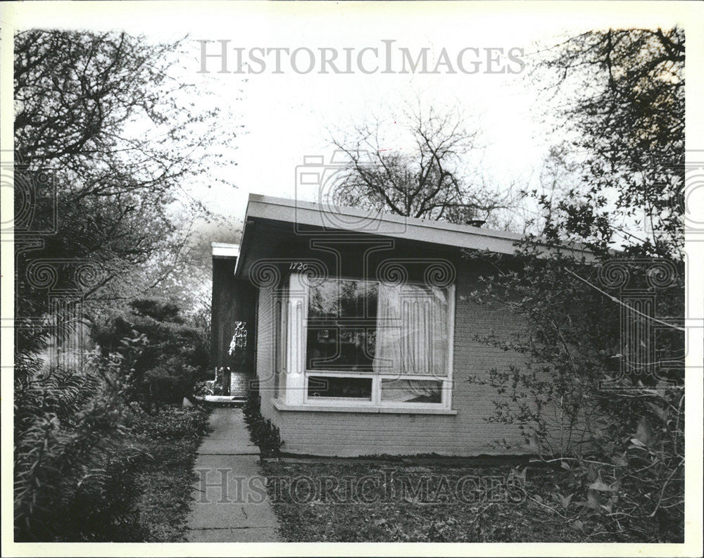 1986 Press Photo Housing in Evanston, Illinois - Historic Images