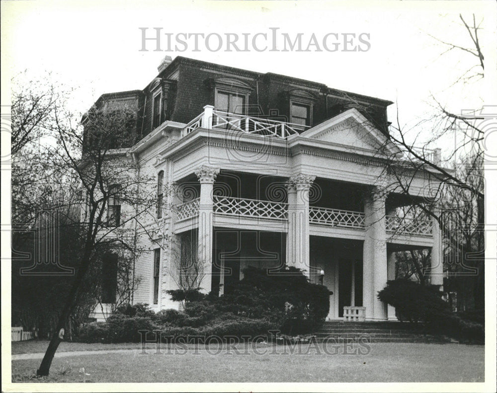 1986 Press Photo Washington Evanston home Asbury owners houses burden - Historic Images