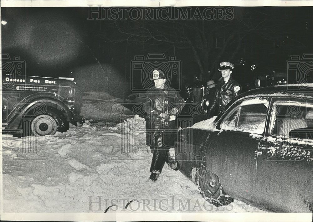 1967 Press Photo Chicago Area Illinois Snowstorms - Historic Images