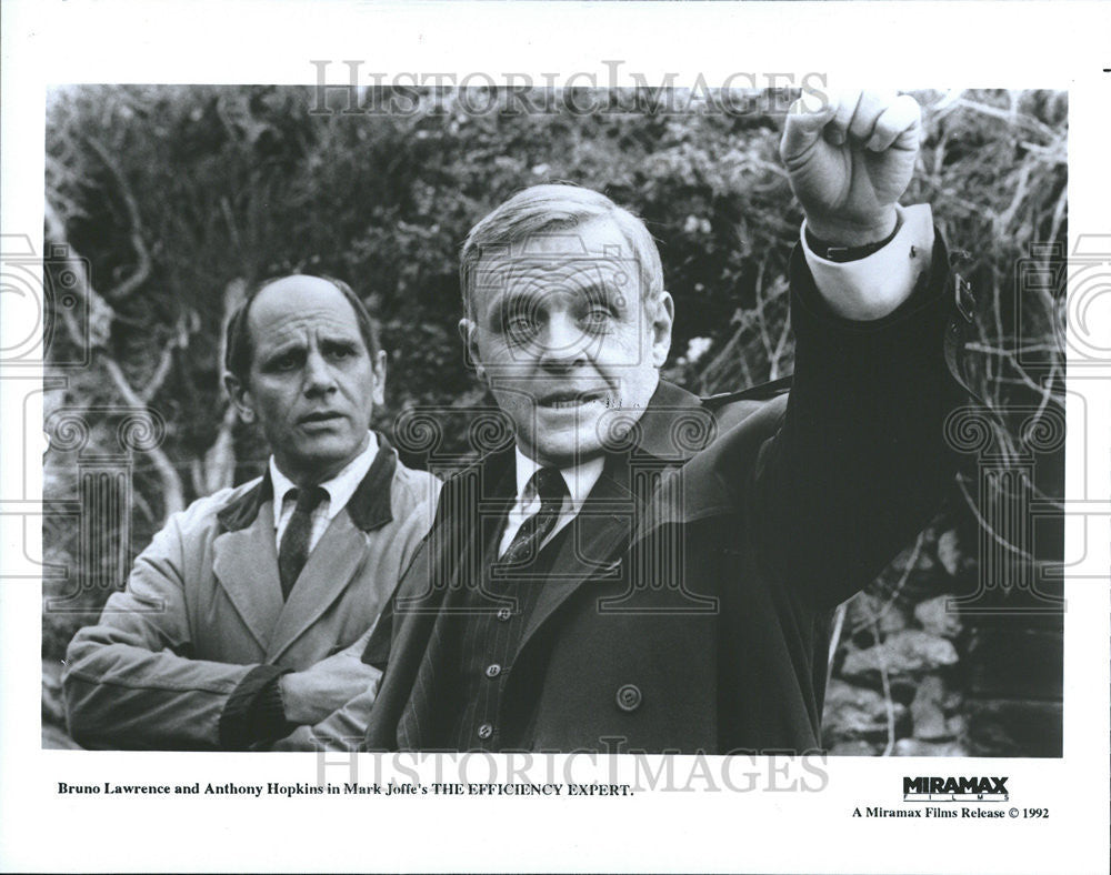 1992 Press Photo Bruno Lawrence Anthony Hopkins Mark Joffe - Historic Images