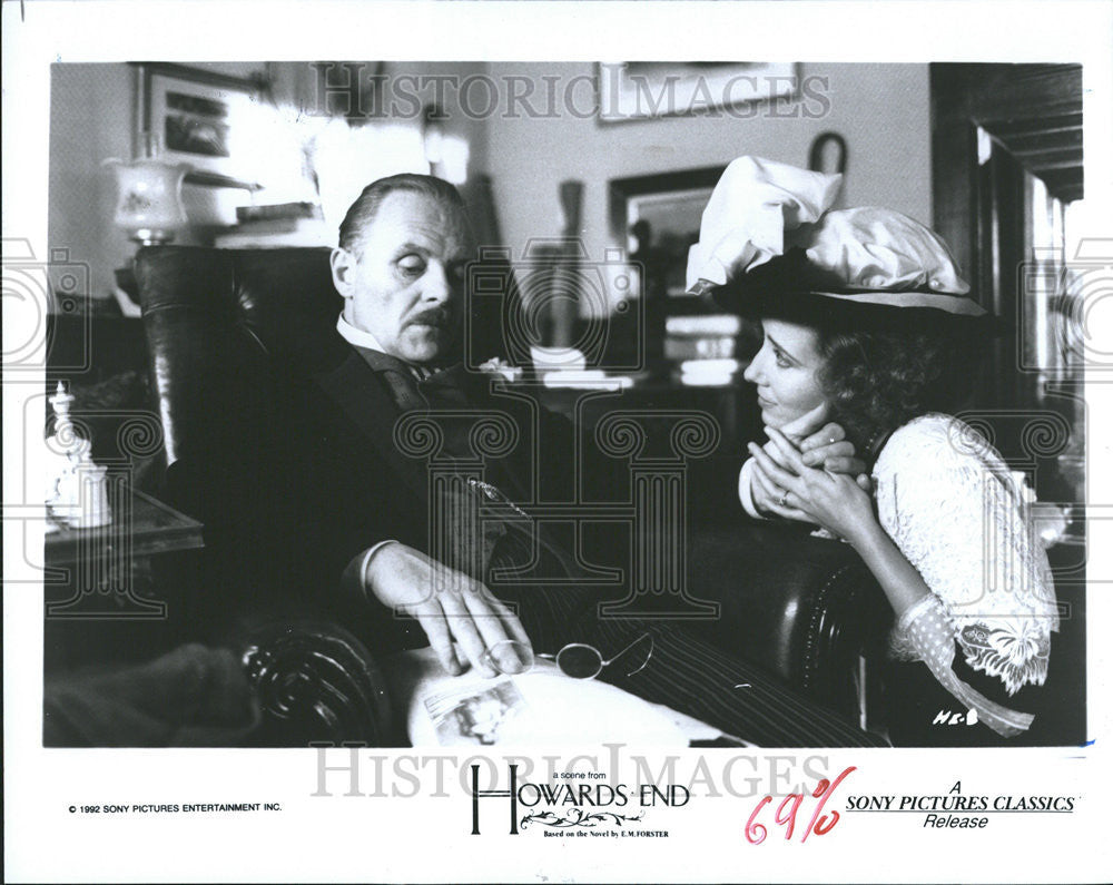 1992 Press Photo Henry Wilcox  Margaret Schlegel Howards EndMerchant Ivory - Historic Images