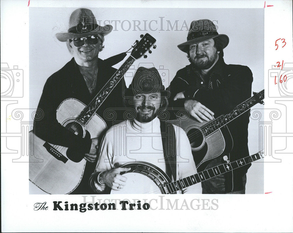 1981 Press Photo Kingston Trio Brings Big Crowds Wherever Play Turn Century. - Historic Images