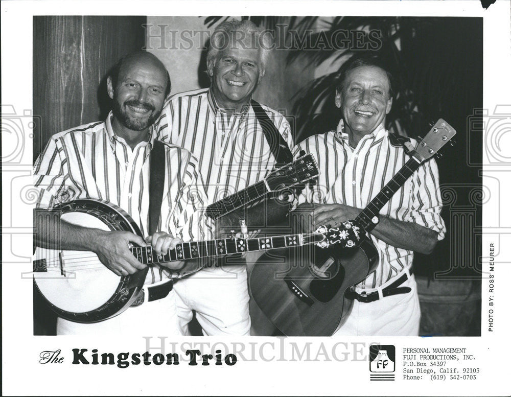 1998 Press Photo Kingston Trio Denver Auditorium Theatre - Historic Images