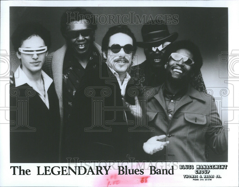 1983 Press Photo Legendary Blues Band American Chicago blues band - Historic Images