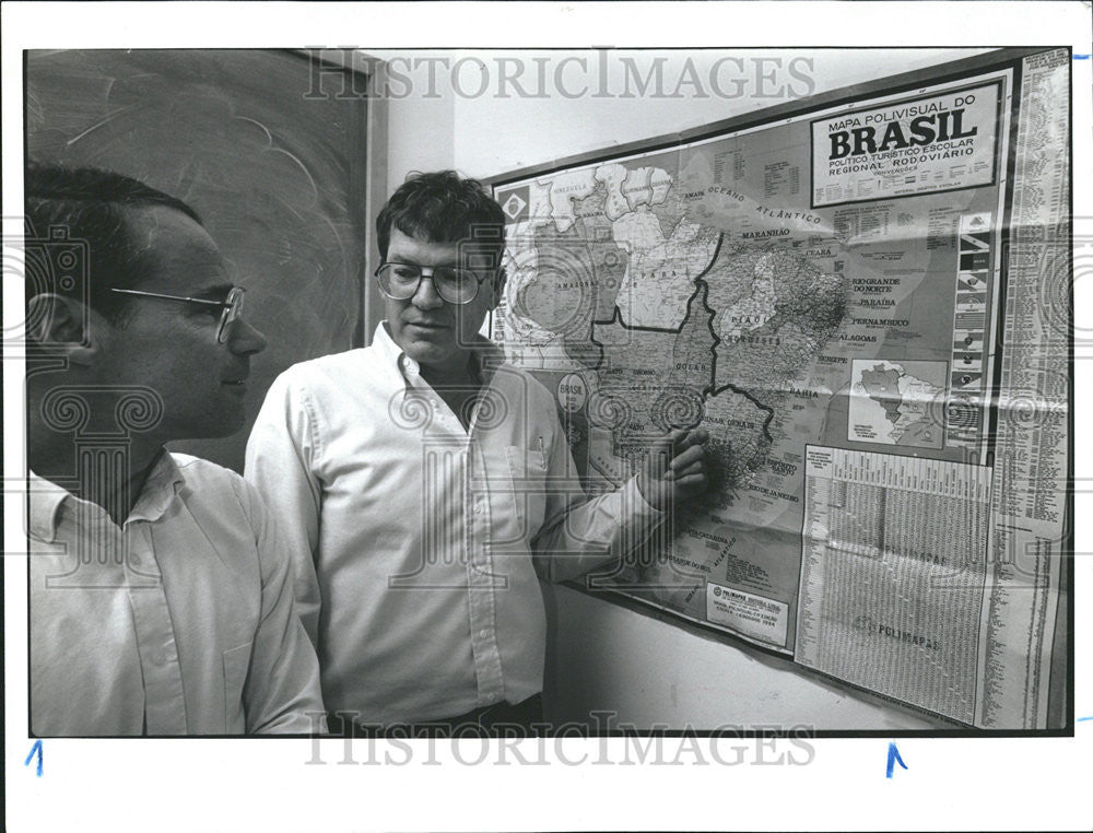 1991 Press Photo Michael Glantz Richard Katz - Historic Images