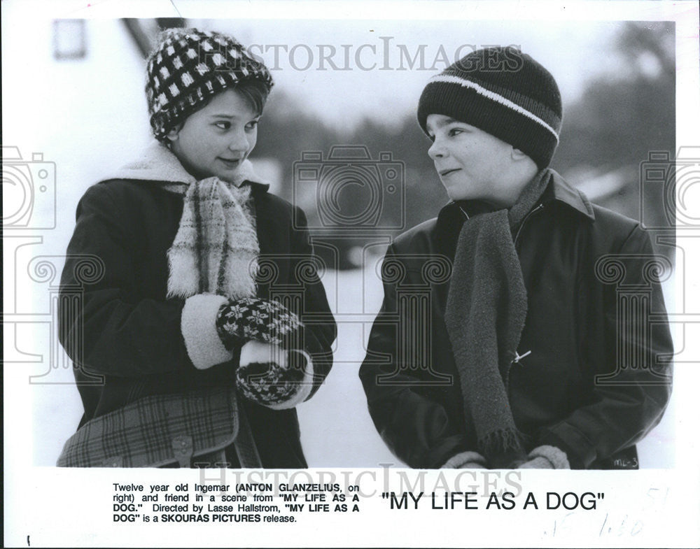 1988 Press Photo Anton Glanzelius Actor - Historic Images