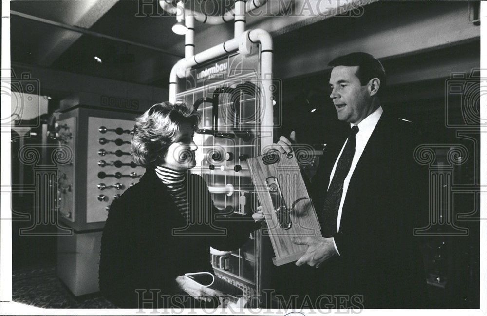 1991 Press Photo Hutter Beverla Kate Jerry Cleveland - Historic Images