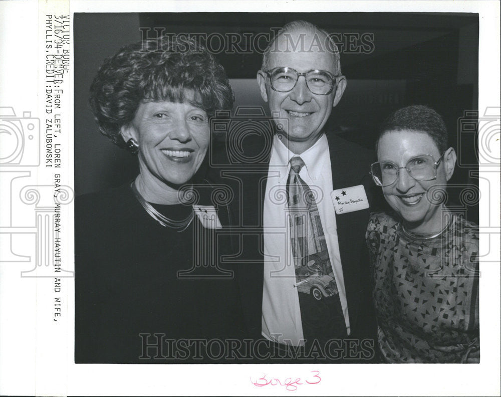 1994 Press Photo Loren Gray/Murray Hayutin/Phyllis Hayutin/Denver Colorado - Historic Images