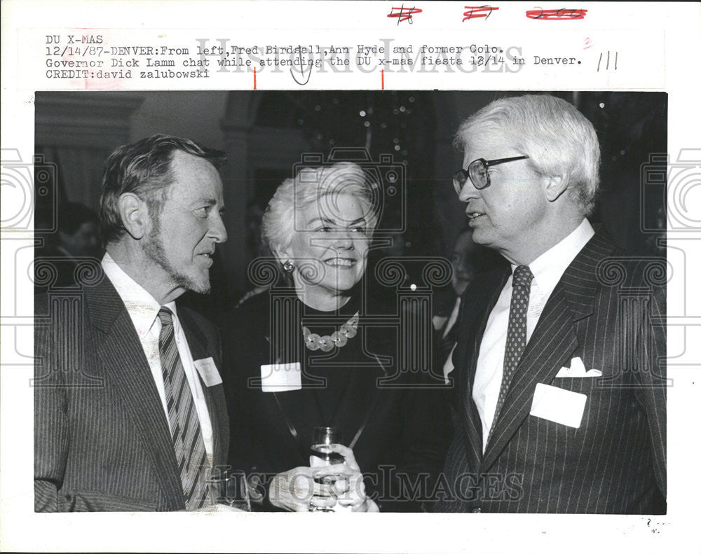 1987 Press Photo Society Member Ann Hyde - Historic Images