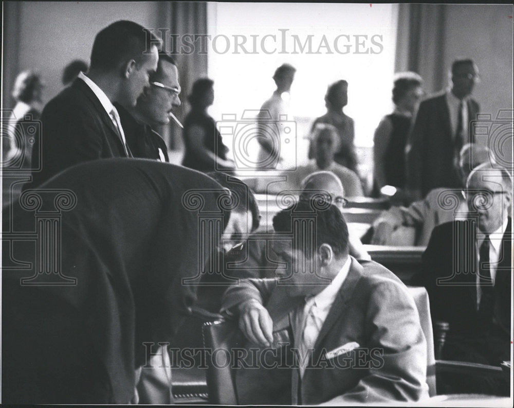 1961 Press Photo Keith L. Hutton/Accused Denver Policeman In Court/Colorado - Historic Images