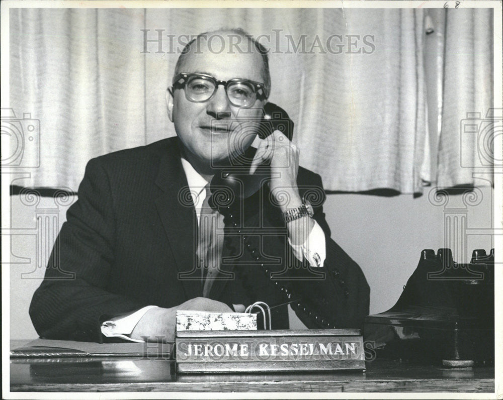 1964 Press Photo Jerome Kesselamn Denver Faculty Member - Historic Images