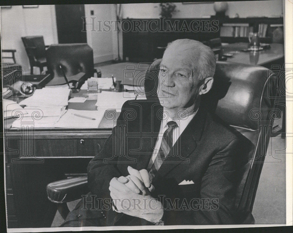 1966 Press Photo Rosel Hyde Dean Federal Regulator FCC - Historic Images
