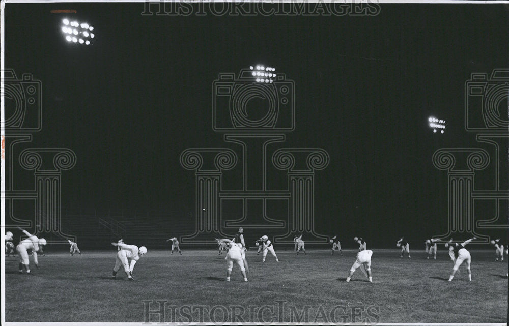 1963 Press Photo Allen park John Jolokai Football Warshipping Candle Power - Historic Images