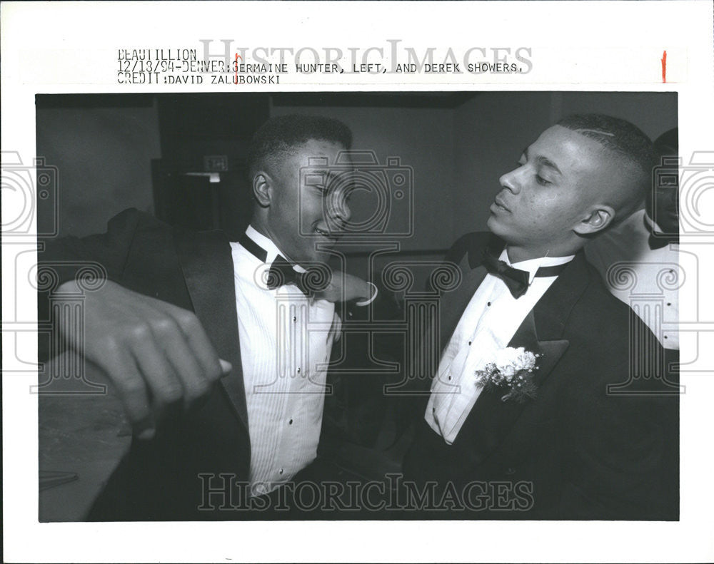 1994 Press Photo Germaine Hunter and Derek Showers ready for the Beautillion - Historic Images