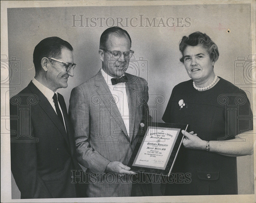 1969 Press Photo Harriot Hunter Denver Psychiatrist Epilepsy - Historic Images