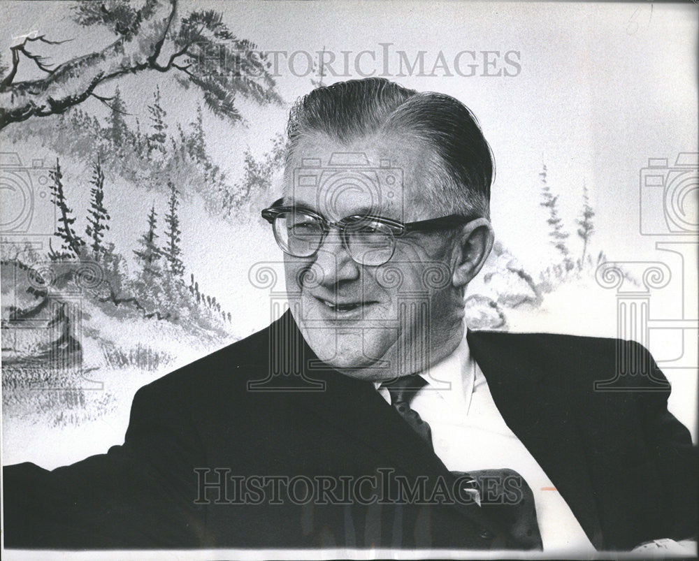 1966 Press Photo Clarence Gilbert Career Lowell Georgia - Historic Images