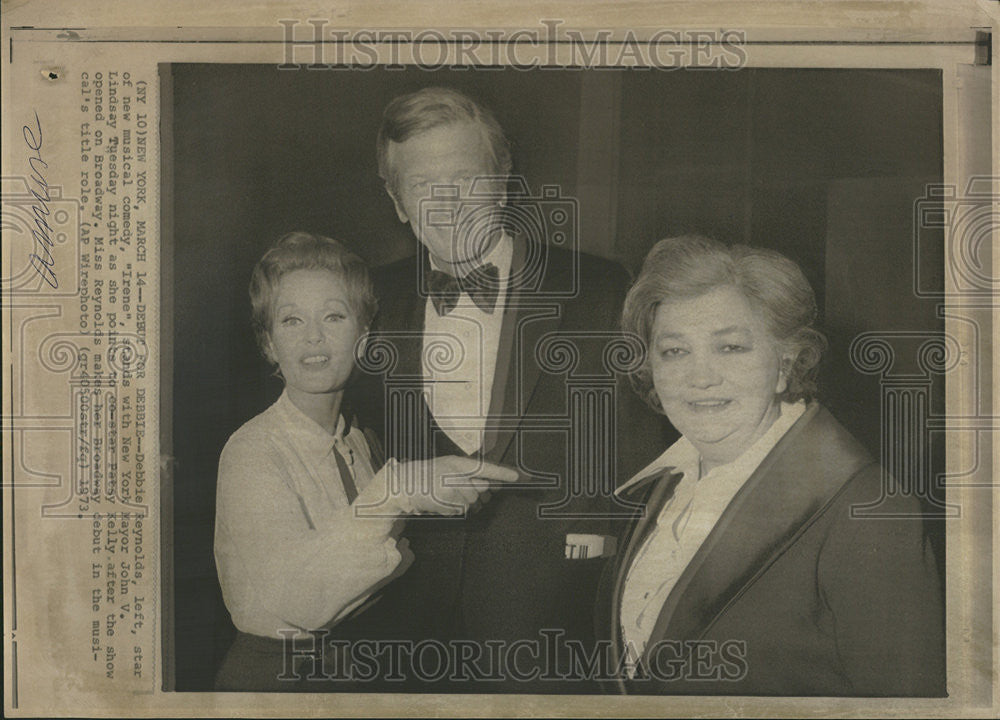 1973 Press Photo Stage And Screen Star Nancy KellyStage And Screen Star Nancy Ke - Historic Images