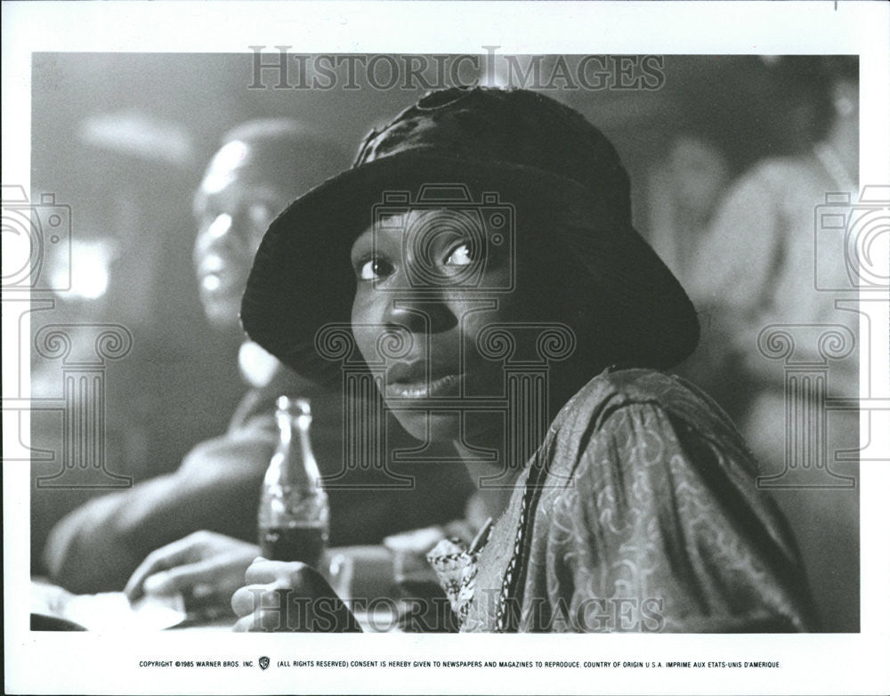 1986 Press Photo Whoopi Goldberg American Comedian Actress - Historic Images