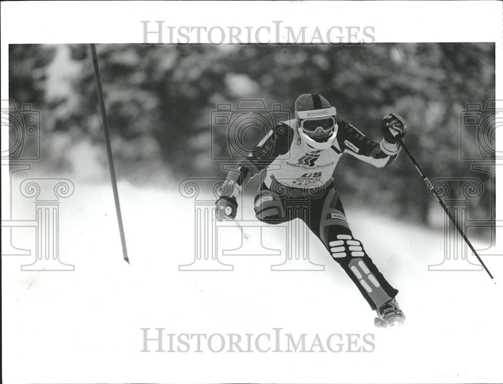 1990 Press Photo Diana Golden Skier - Historic Images