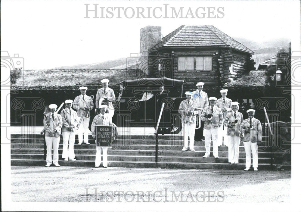 1978 Press Photo Gold Nugget Brass Band Georgetown Society&#39;s House Tour - Historic Images