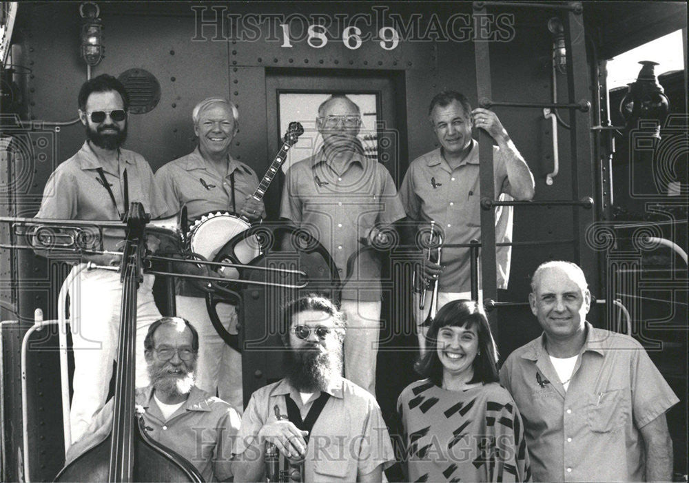 1986 Press Photo Golden Eagle Jazz Band - Historic Images