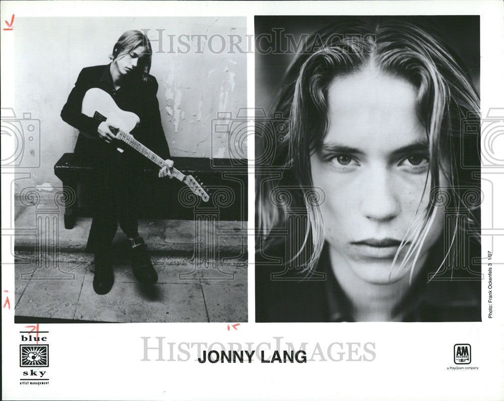 1998 Press Photo Singer/Musician, Johnny Lang - Historic Images