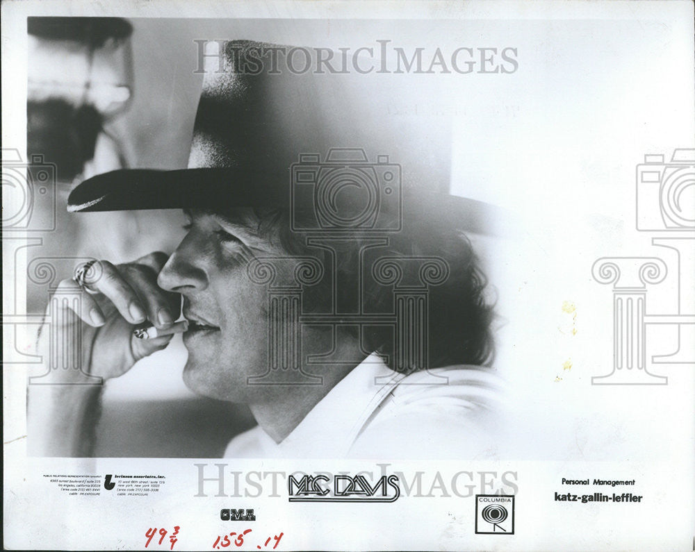 1974 Press Photo Mac Davis - Historic Images