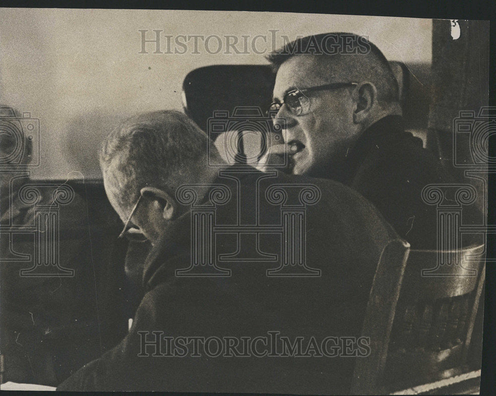 1962 Press Photo  Accused Murderer Joe DeMersseman &amp; Attorney Anthony  Zarlengo - Historic Images