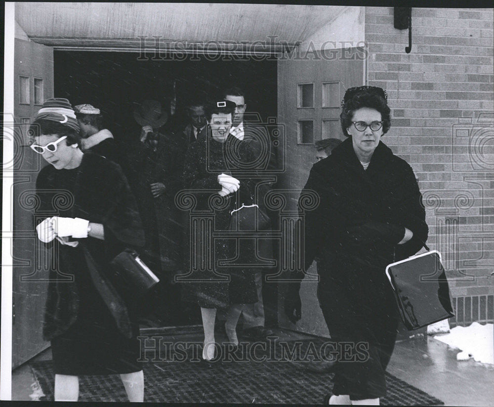 1961 Press Photo Mrs. C. Joe DeMersseman&#39;s Funeral - Historic Images