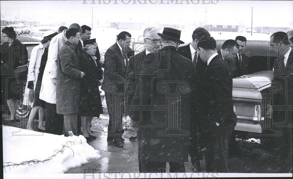 1961 Press Photo The Funeral of Mrs. Dorothy DeMersseman, Victim of Homicide - Historic Images