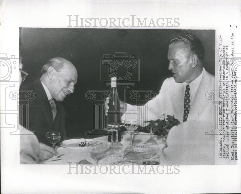 1953 Press Photo President Tito of Yugoslavia - Historic Images