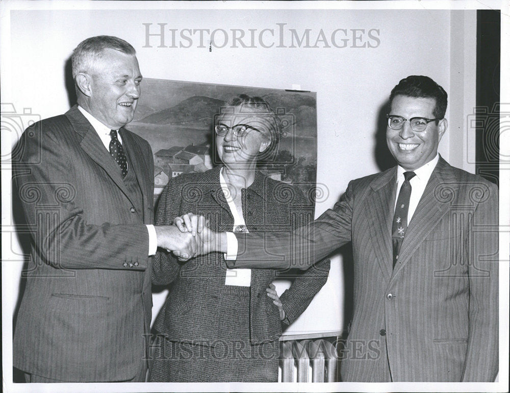 1959 Press Photo Donald Genera has Appointed Will F. Nicholson as Chairman - Historic Images