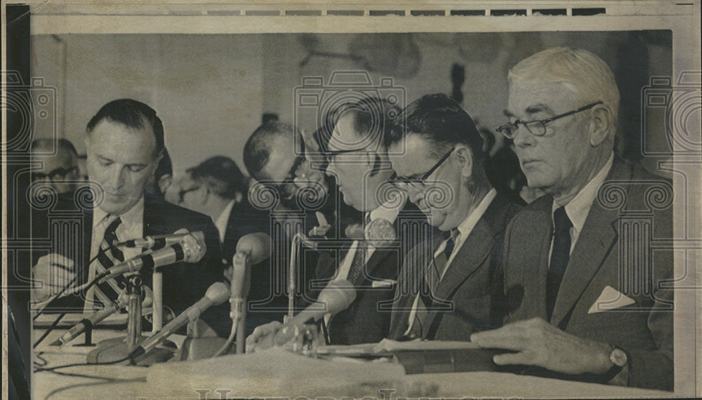 1971 Press Photo Senate Power Plants Interior Committee Hearing In Albuquerque - Historic Images