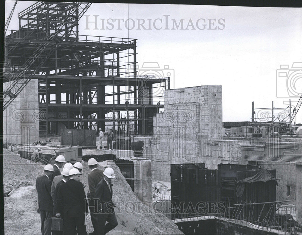 1959 Press Photo Nuclear Power Plant at Hallam, Neb. - Historic Images