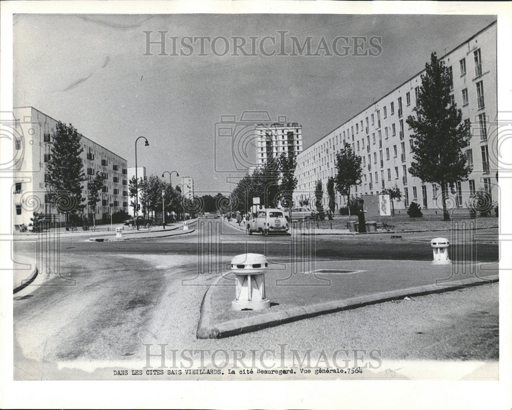 1965 Press Photo Beauregard Housing Project in the Seine-et-Oise Department - Historic Images