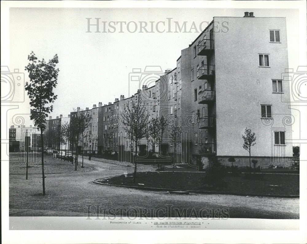 1965 Press Photo Bobigny Housing Project Cite de l&#39;Abreuvoir Seine - Historic Images