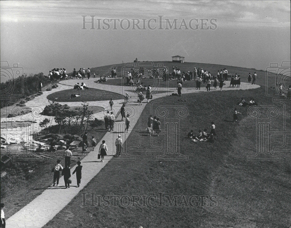 1959 Press Photo Hakone-Fuji-Izu National Park/Japan/Volcano/Mountains - Historic Images