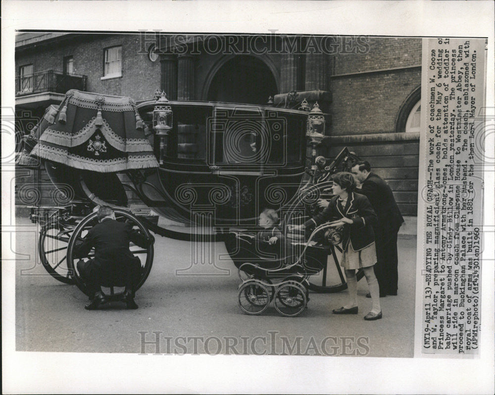 1960 Press Photo Cooze Taylor Princess Margaret Anthony Armstrong Jones London - Historic Images