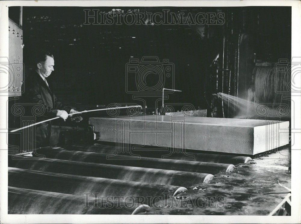 1965 Press Photo Great Britain Rolling Mill Industry - Historic Images