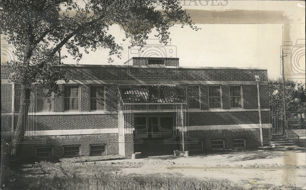 1927 Press Photo Denver General Hospital Pathological  Building Coroner Office - Historic Images