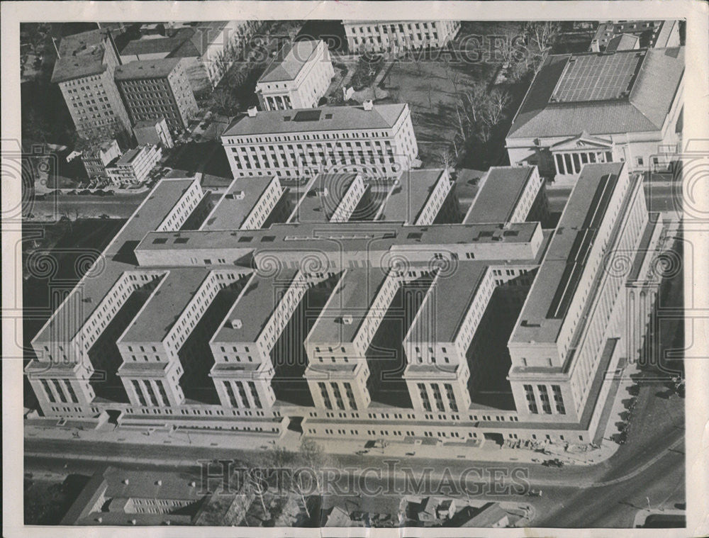 1937 Press Photo South Interior Building Washington - Historic Images